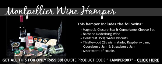 Montpellier Wine Hamper R459.39 Montpellier Wine Hamper R459.39