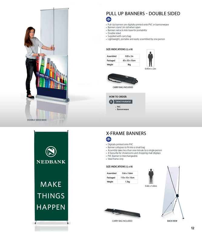 X Frame Banners Exanten